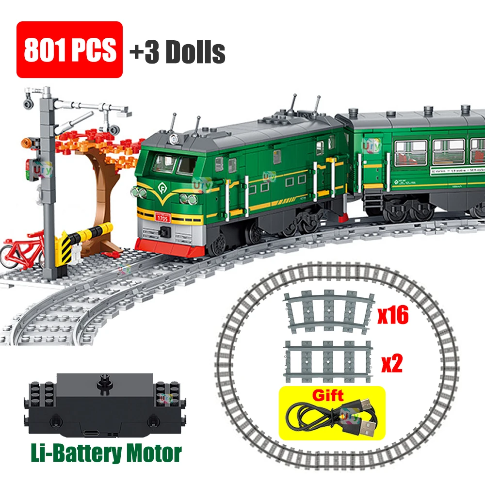Lego Set City - Modellino Elettrico Treno a Vapore Retrò