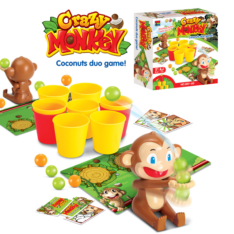 Party Games For 3 People - Crazy Monkey Party Giochi da tavolo