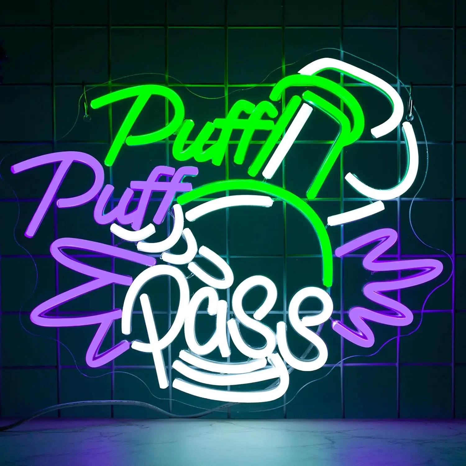 Party Games Game Pass - Insegna Luminosa Puff Puff Pass a