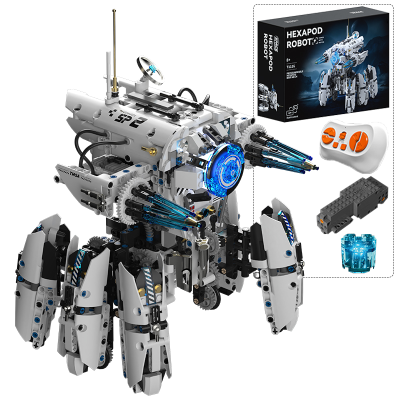 Lego Set City - Robot Esapodico Programmabile Tecnico, Macchina da