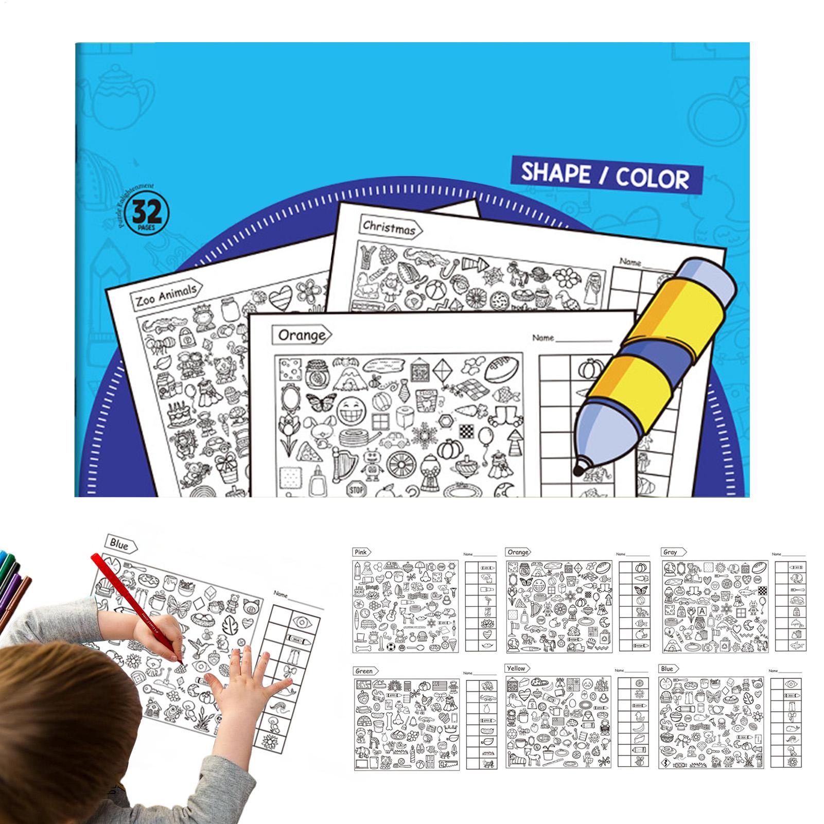 Party Games Kid Friendly - Libro di attività prescolare con giochi