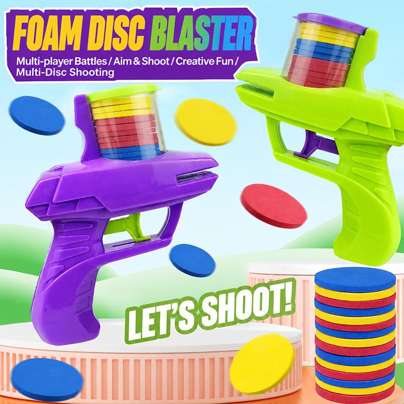 Party Games Kid Friendly - Giocattolo Blaster con Dischi di Schiuma