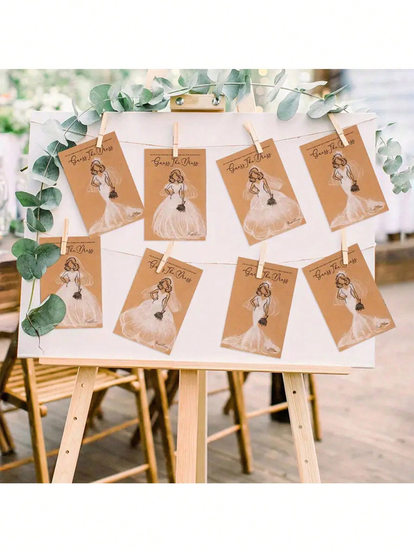 Party Games Bridal Shower - 20/40 pezzi Abito Indovina Set da