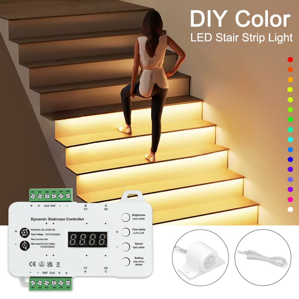 Ladder Toss Set - Sensore di movimento intelligente Luce scale