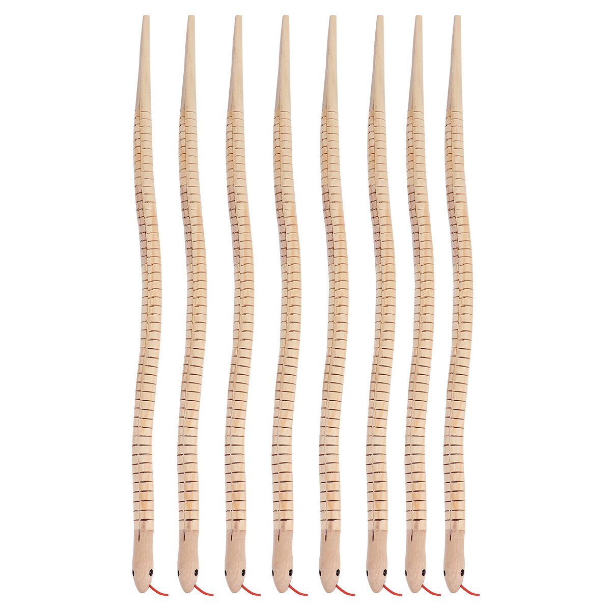 Party Games Kid Friendly - 8 Pezzi di Serpenti in Legno