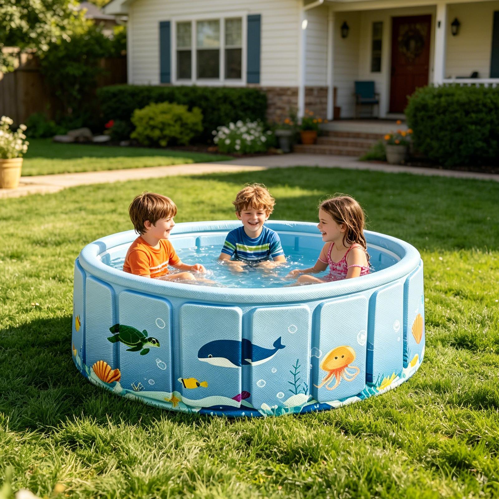 Piscina Pieghevole Non Gonfiab - Party Games Kid Friendly recensione e prezzo