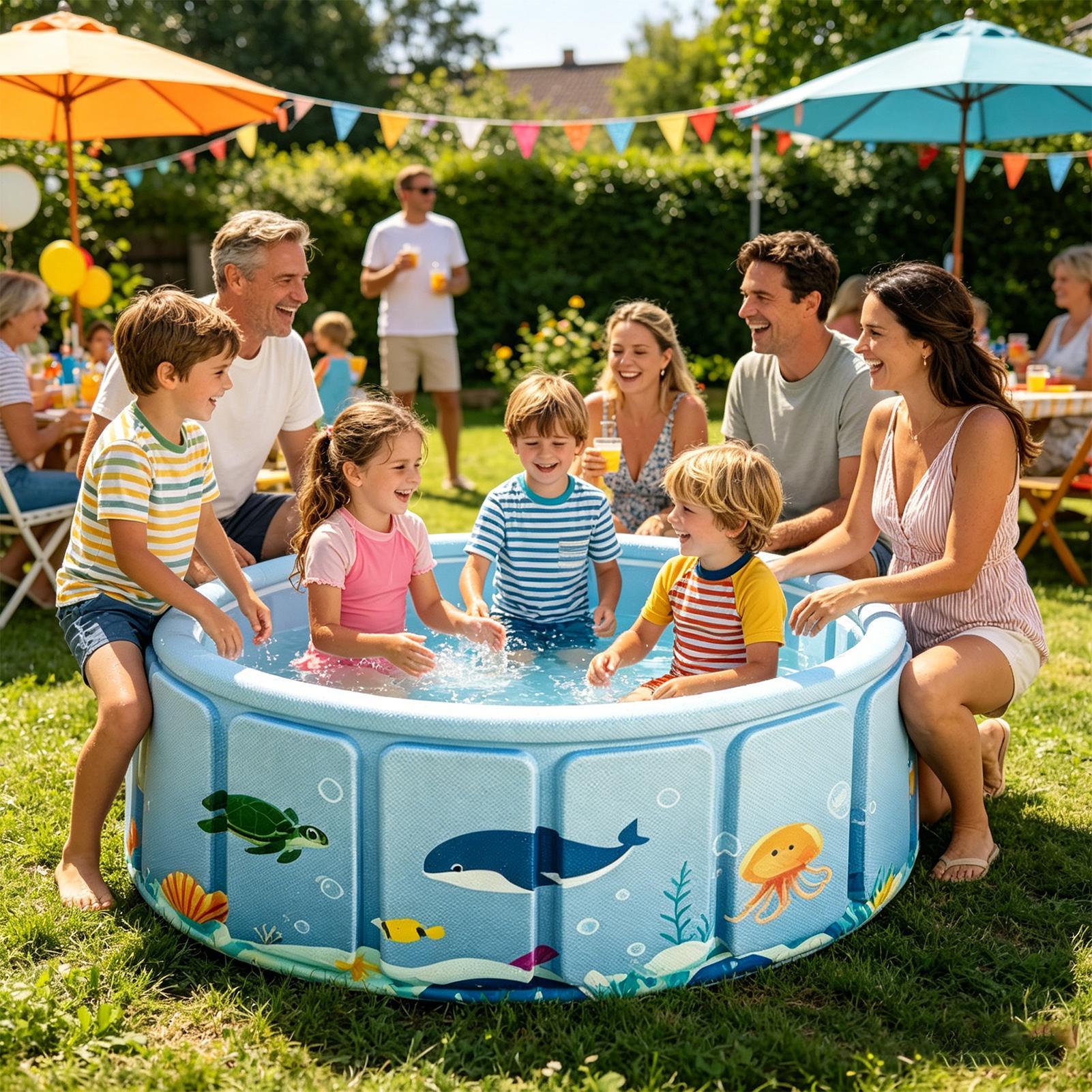 Piscina Pieghevole Non Gonfiab - Party Games Kid Friendly recensione e prezzo