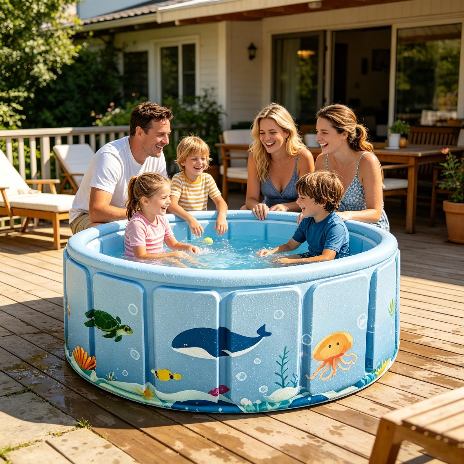 Piscina Pieghevole Non Gonfiab - Party Games Kid Friendly recensione e prezzo