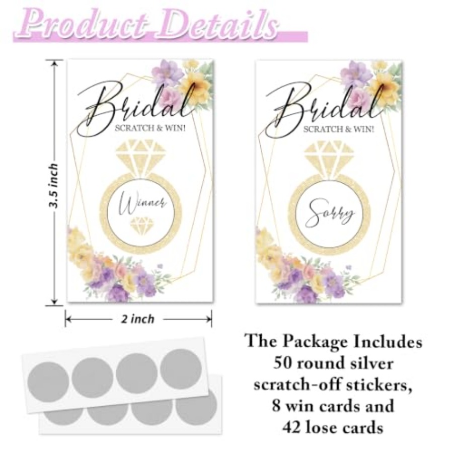 Gioco Gratta e Vinci per Addio - Party Games Bridal Shower recensione e prezzo