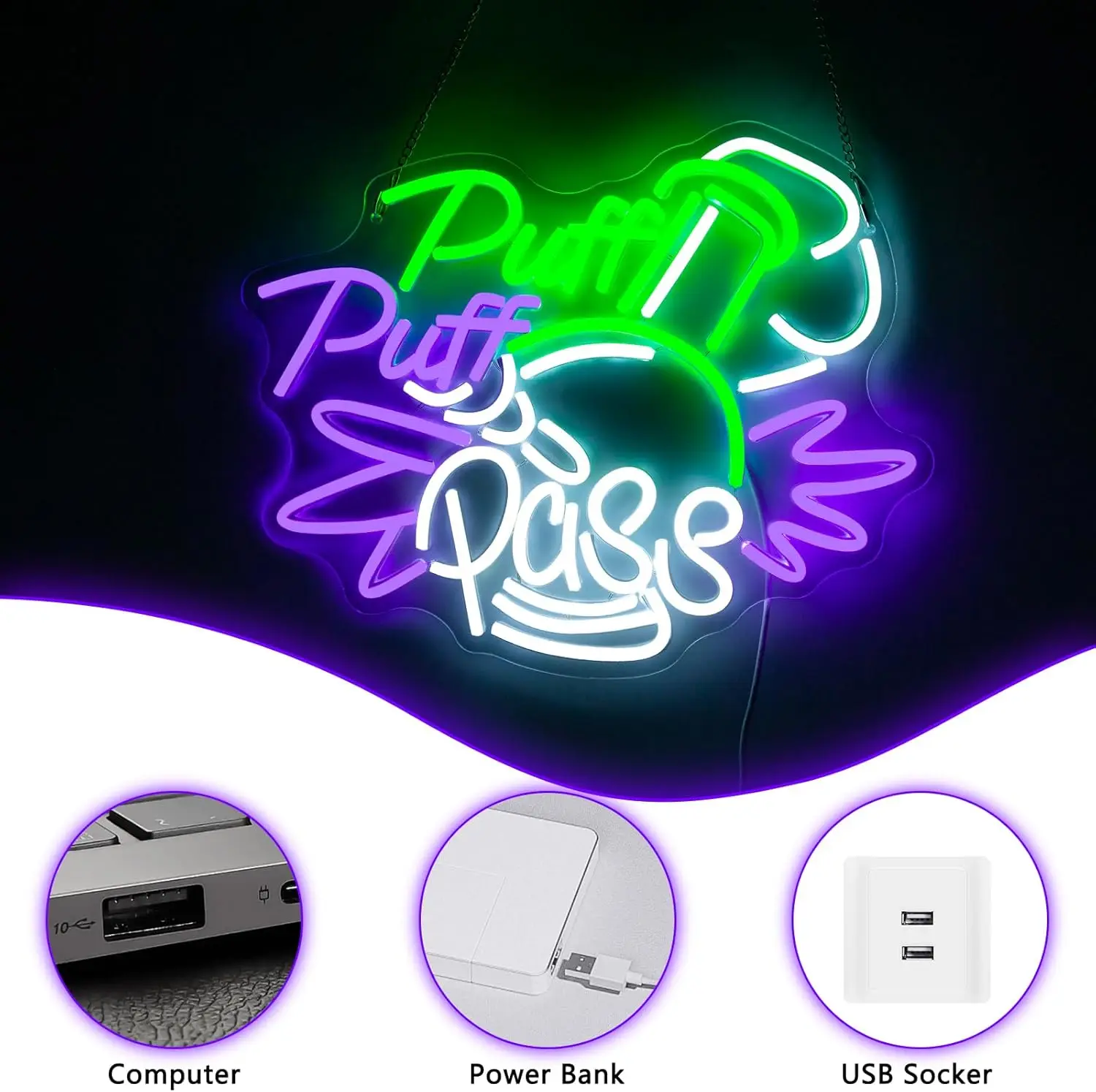 Insegna Luminosa Puff Puff Pas - Party Games Game Pass recensione e prezzo