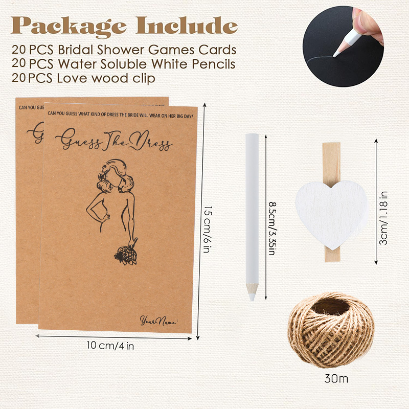 10/20 set Guess Abito da sposa - Party Games Bridal Shower recensione e prezzo