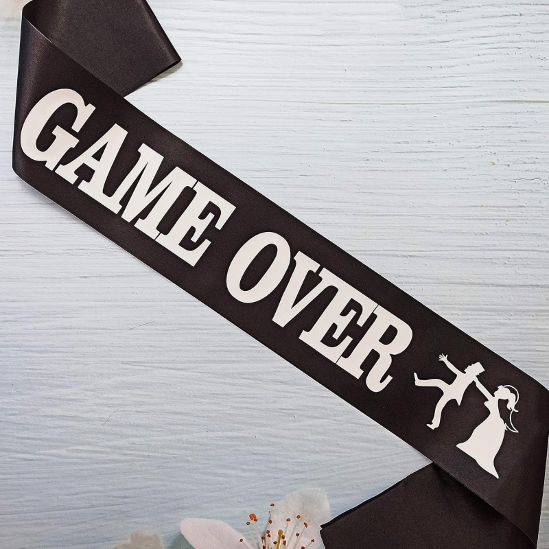 Fascia da sposo 'Game Over' pe - Party Games Bridal Shower recensione e prezzo