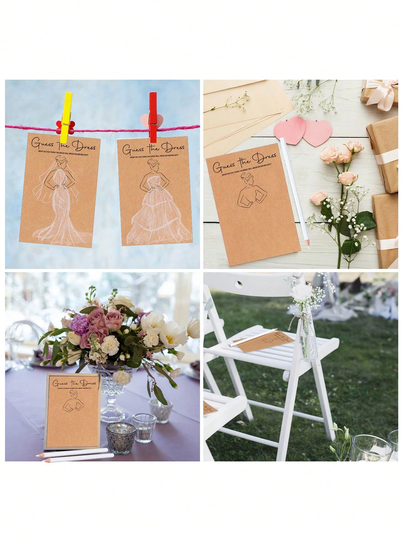 20/40 pezzi Abito Indovina Set - Party Games Bridal Shower recensione e prezzo