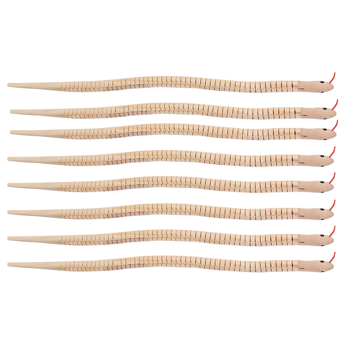 8 Pezzi di Serpenti in Legno E - Party Games Kid Friendly recensione e prezzo
