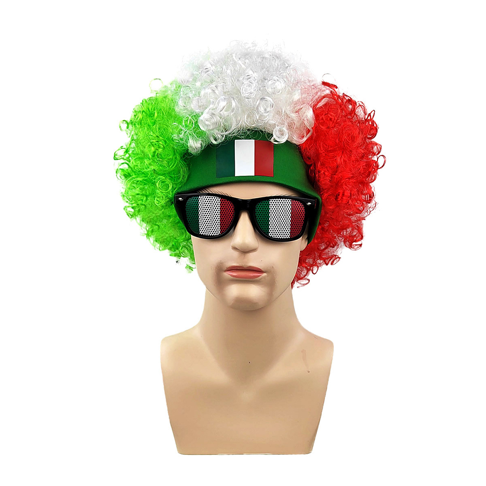 Set Parrucca Afro con Bandiera - Party Games Usa recensione e prezzo