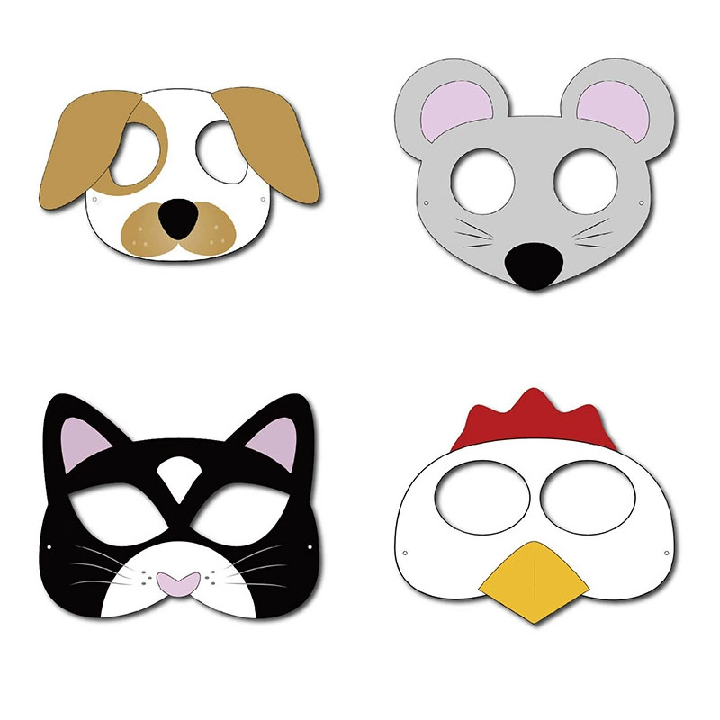 10 pezzi maschera di carta cos - Party Games No Supplies recensione e prezzo
